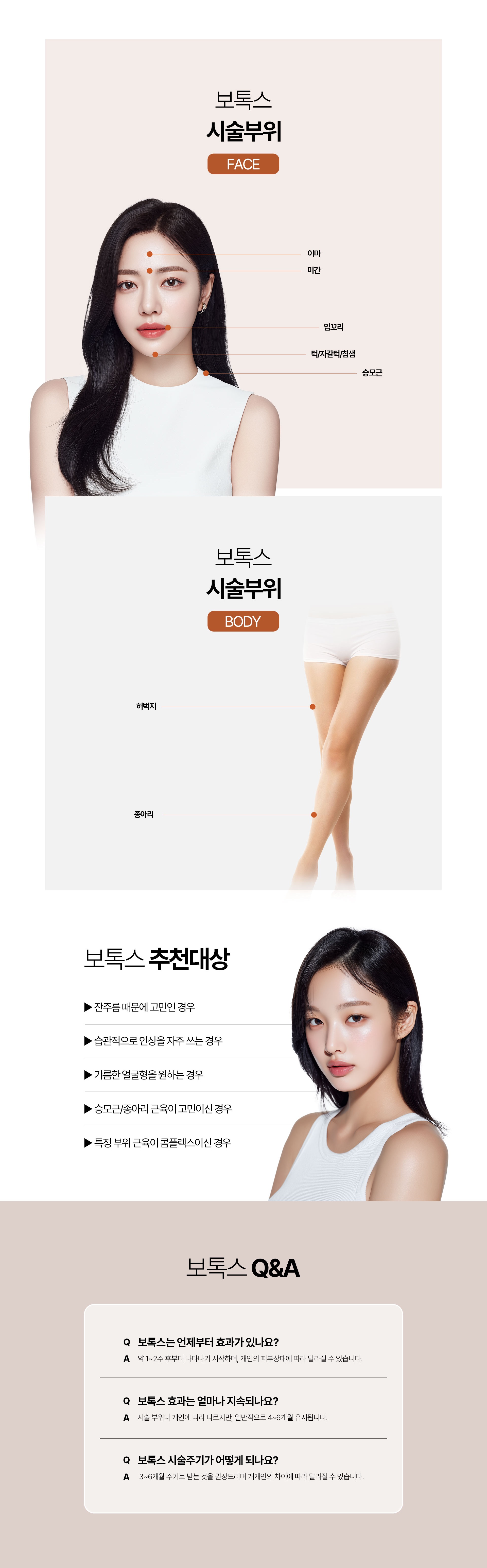 보톡스 시술 부위, 추천 대상과 자주 묻는 질문